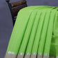 Dual Shade of Apple Green And Baby Pink Pure Mangalgiri Cotton By Gayathri Reddy Designer Studio | Swadesiicart