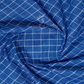 Denim Blue With Checks Pure Mangalgiri Cotton Saree By Gayathri Reddy Designer Studio | Swadesiicart