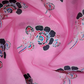 Block Print Baby Pink Combo Mulmul Cotton Saree By Gayathri Reddy Designer Studio | Swadesiicart