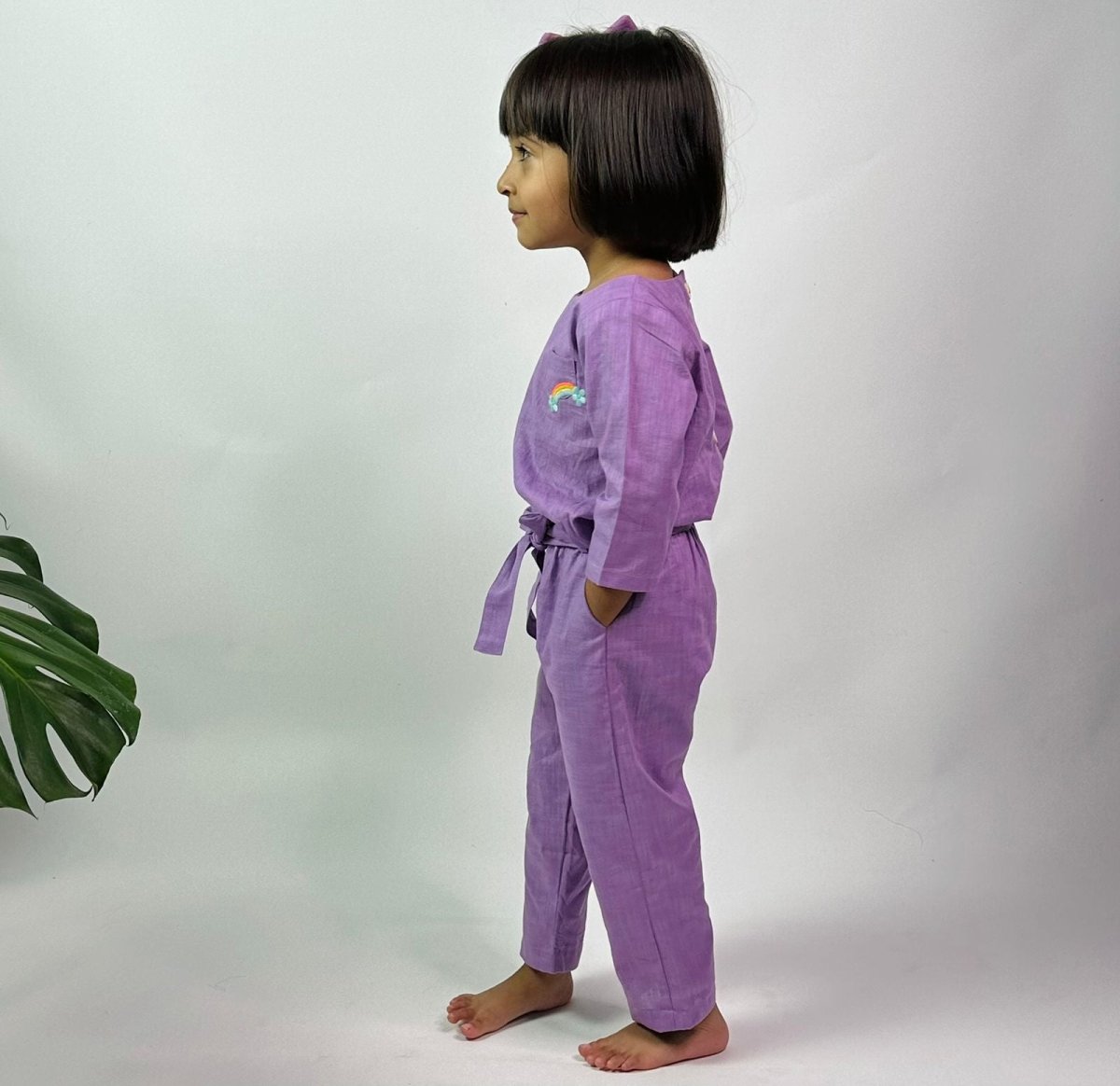 ArthLife Lilac Rainbow Co-Ord Set - Swadesiicart