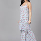 Aks Floral Printed Regular Kurta With Sharara