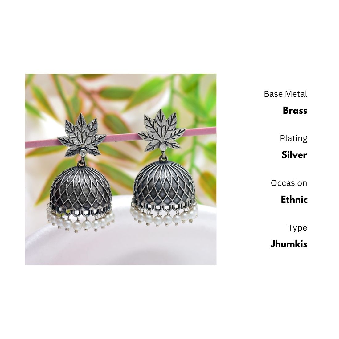 New Stylish Oxidized Gold-Polished Gold Studs Earrings for Womens by House of Ree | Swadesiicart