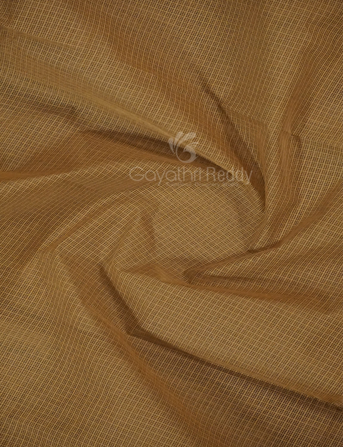 Khaki Green Colour Block Print Pure Kota Cotton Saree By Gayathri Reddy Designer Studio | Swadesiicart