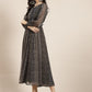 Juniper Womens Black Chiffon Printed Maxi Dress | Swadesiicart