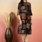 Anouk Ethnic Motifs Printed Beads And Stones Mandarin Collar A-Line Kurta - Swadesiicart