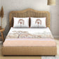 SPACES Kalakari Haath White Ethnic Motifs Cotton 210 TC King Bedsheet & 2 Pillow Covers - Swadesiicart