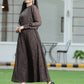 Juniper Womens Black Chiffon Digital Floral Printed Maxi Dress | Swadesiicart
