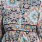 Juniper Womens Black Chiffon Digital Printed Tiered Maxi Dress | Swadesiicart