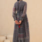 Juniper Womens Black Multi Color Geometric Digital Printed Maxi Dress With Bead Handwork | Swadesiicart
