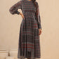 Juniper Womens Navy Blue Multicolor Geometric Digital Printed Maxi Dress With Bead Handwork | Swadesiicart