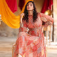 Juniper Women's Multi Chiffon Printed Flared Dress - Swadesiicart