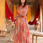 Juniper Women's Multi Chiffon Printed Flared Dress - Swadesiicart