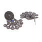 Shoshaa Silver-Toned Classic Chandbalis Earrings | Swadesiicart