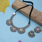 Cardinal Silver Oxidized Jewellery Set