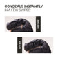 Bare Anatomy Cover-Up Hair Powder 100% Instant Grey Coverage Seamless Natural Finish - Black