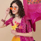 Lorenvalley Fashion Yellow Brocade Fabric Lehenga & Unstitched Blouse With Dupatta | Swadesiicart