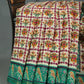 Vibrant Shades of Cream Patola Print Semi Chanderi Saree By Gayathri Reddy Designer Studio | Swadesiicart