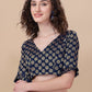 Lorenvalley Fashion Blue Brocade Fabric Lehenga & Unstitched Blouse With Dupatta | Swadesiicart