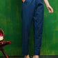 Bandhani Printed And Embroidered Kurta With Pant & Dupatta, Blue - Hiral Fashion
