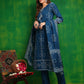 Bandhani Printed And Embroidered Kurta With Pant & Dupatta, Blue - Hiral Fashion