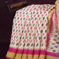 Combo of Off White and Pink Patan Patola Semi Chanderi Saree By Gayathri Reddy Designer Studio | Swadesiicart