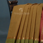 Dual Shades of Dry Mehendi Pure Mangalgiri Cotton By Gayathri Reddy Designer Studio | Swadesiicart