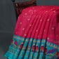 Rani Pink Colored with Buttes Semi Silk Kota Saree By Gayathri Reddy Designer Studio | Swadesiicart