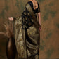 Sangria Ethnic Motif Woven-Design Banarasi Sarees | Swadesiicart
