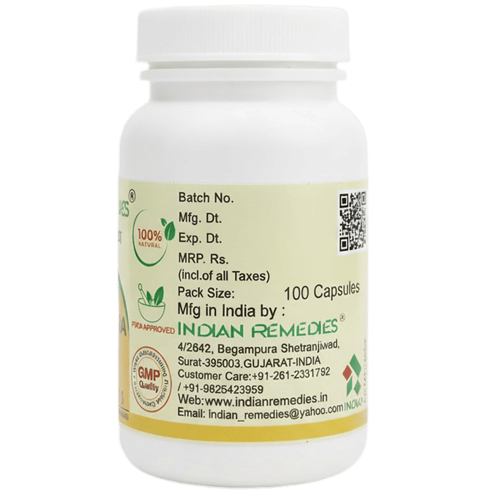 Indian Remedies Extract Of Ashwagandha Capsules | Swadesiicart