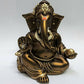 Gold Art India Gaddi Ganesh Idol For Car Dashboard - Swadesiicart