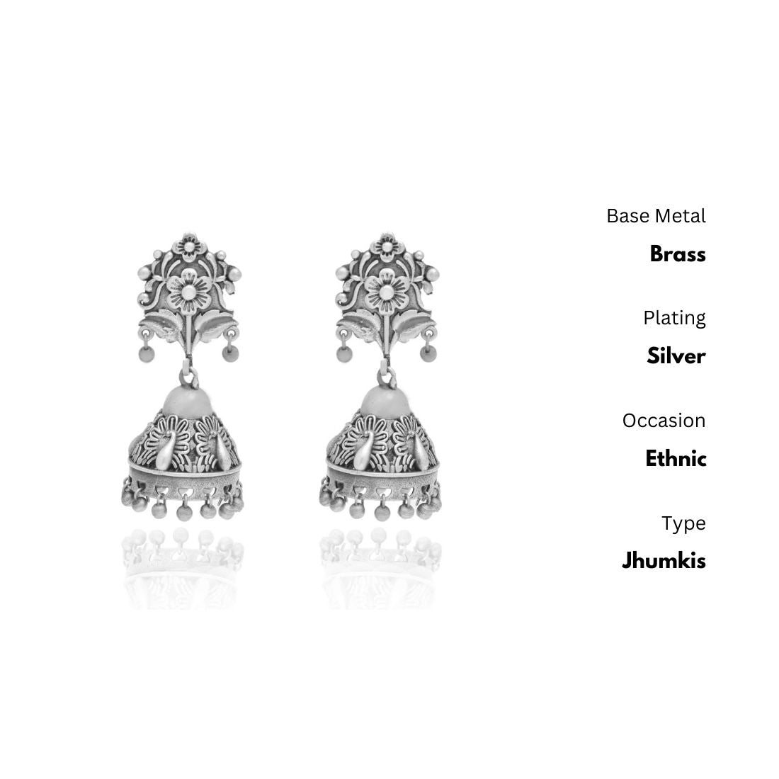 New Stylish Oxidized Gold-Polished Gold Studs Earrings for Womens by House of Ree | Swadesiicart