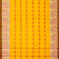 Exclusive Collection 100% Pure Cotton Yellow Tant Saree With Hand Weaving Work - Swadesiicart