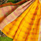 Exclusive Collection 100% Pure Cotton Yellow Tant Saree With Hand Weaving Work - Swadesiicart