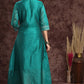 Juniper Women's Ramagreen Modal Chanderi Printed Straight Kurta | Swadesiicart