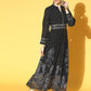 Juniper Women Black Georgette Printed Flared Dress | Swadesiicart