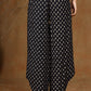 Juniper Women's Black Rayon Printed Tulip Dhoti Pant | Swadesiicart