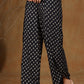 Juniper Women's Black Rayon Printed Tulip Dhoti Pant | Swadesiicart