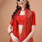 Lorenvalley Fashion Yellow & Red Semi-Stitched Lehenga & Unstitched Blouse With Dupatta | Swadesiicart