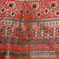 Lorenvalley Fashion Green & Red Semi-Stitched Lehenga & Unstitched Blouse With Dupatta | Swadesiicart