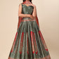 Lorenvalley Fashion Green Ready to Wear Lehenga & Unstitched Blouse With Dupatta | Swadesiicart