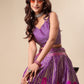 Lorenvalley Fashion Purple Ready to Wear Lehenga & Unstitched Blouse With Dupatta | Swadesiicart