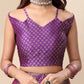 Lorenvalley Fashion Purple Ready to Wear Lehenga & Unstitched Blouse With Dupatta | Swadesiicart