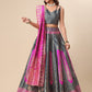 Lorenvalley Fashion Rama Ready to Wear Lehenga & Unstitched Blouse With Dupatta | Swadesiicart
