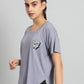 MKH Drop-Shoulder Sleeves Relaxed Fit Dri-FIT T-shirt - Swadesiicart