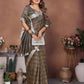 Aastha Fashion Light Brown Linen Weaving Saree
