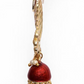 Peacock Feather Pattern Maroon Jhumki Drop Earrings for Womens by House of Ree | Swadesiicart