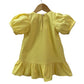 ArthLife Yellow Flower Patch Casual Dress