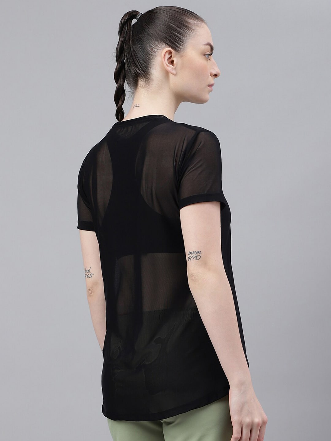 MKH Typography Printed Drop-Shoulder Sleeves Dri-FIT T-shirt - Swadesiicart