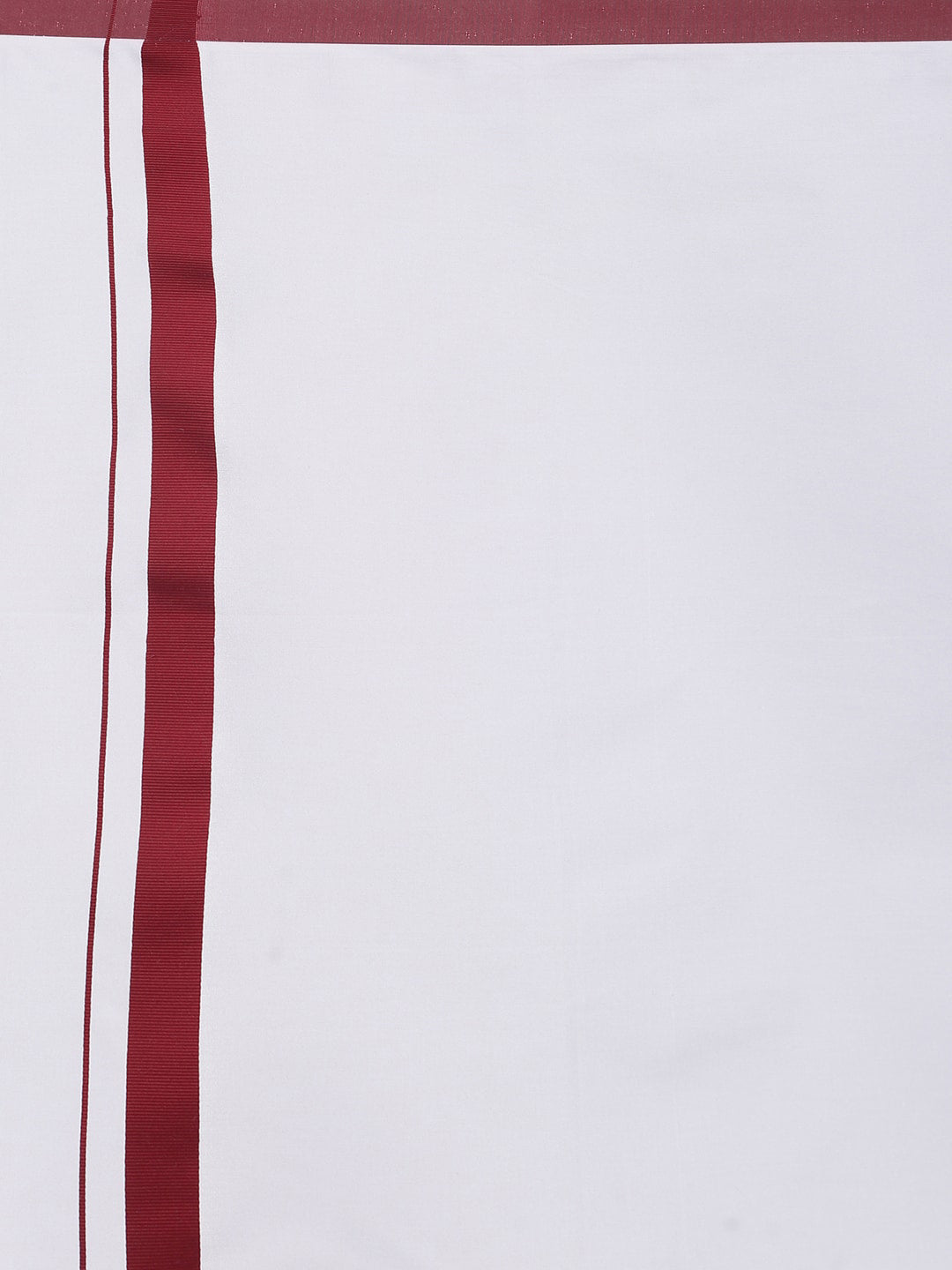 Sethukrishna Men White Solid Dhoti | Swadesiicart