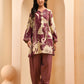 Vaasva Women Brown Cotton Cord Set With Fashi Pant - Swadesiicart